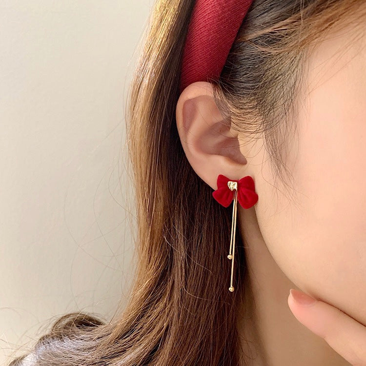 Rhinestone Water Drop Long Tassel Earrings - 2 Colors – Neshe Fashion  Jewelry